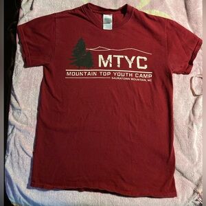 Gildan MTYC T-Shirt, Red, Size Small